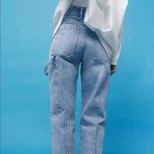 ZARA The Worker Straight Leg Jeans SZ 28